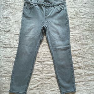 Buffalo David Bitton Women's Grey Skinny Capri Jeans